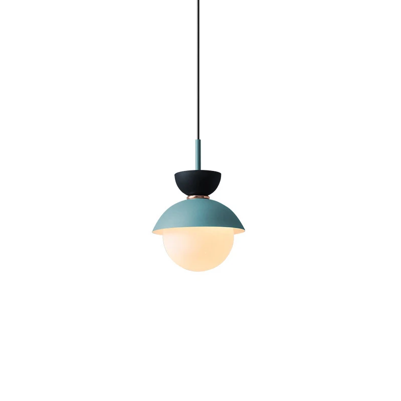 

LED Living Room Pendant Lights Nordic Macaron Modern Hanging Lamp For Dining Room Kitchen Bedside Minimalist Style Decoration