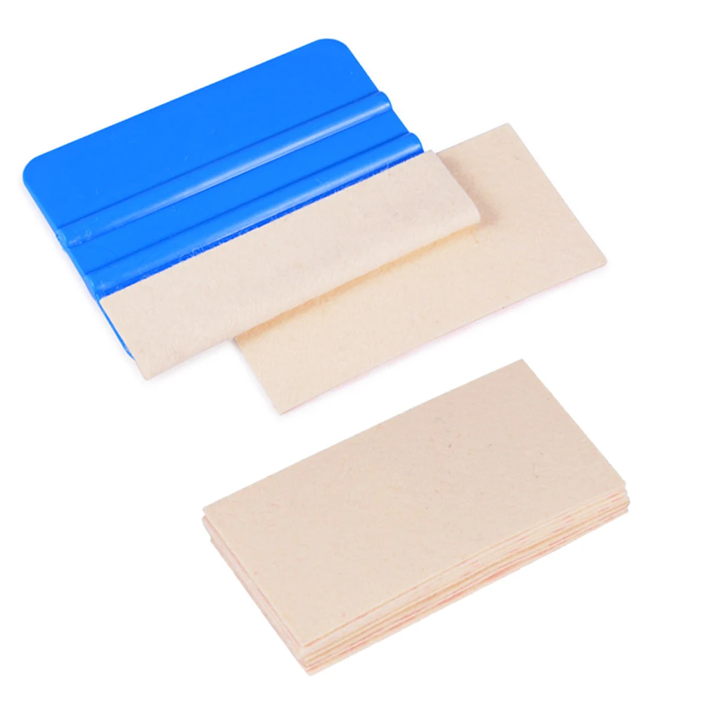 

FOSHIO No-Scratch Wool Cloth Felt For Vinyl Film Wrapping Plastic Squeegee Cleaning Scraper Carbon Fiber Sticker Tinting Tools