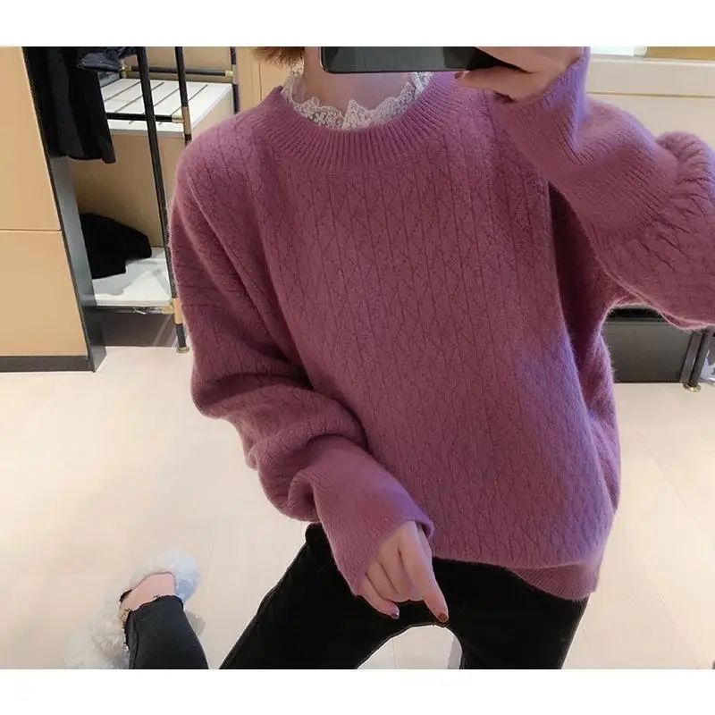 Vy1139 2020 spring autumn winter new women fashion casual warm nice Sweater woman female OL oversized sweater korean