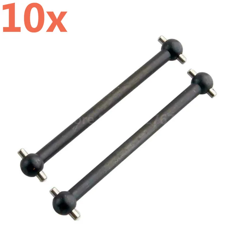 10Pieces RC Cars 02003 Dogbone 61mm 2pcs Spare Parts Upgrade Acessories For 1/10 R/C Model Car AMAX HSP Himoto