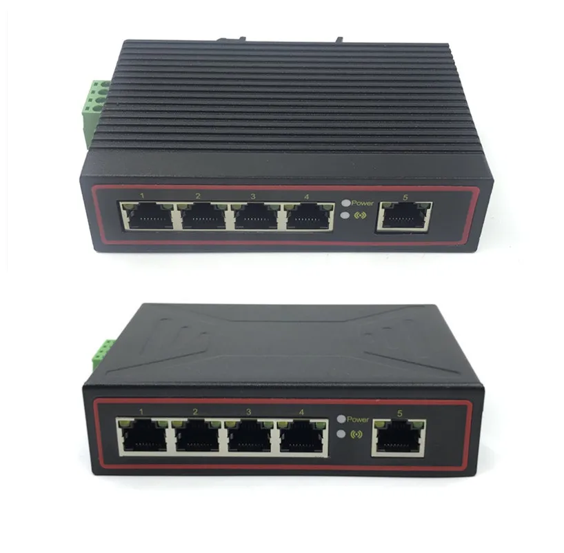 

industrial switch 10/100Mbps 5 port ethernet industrial switch5V-58V 5 port ethernet switch network switch