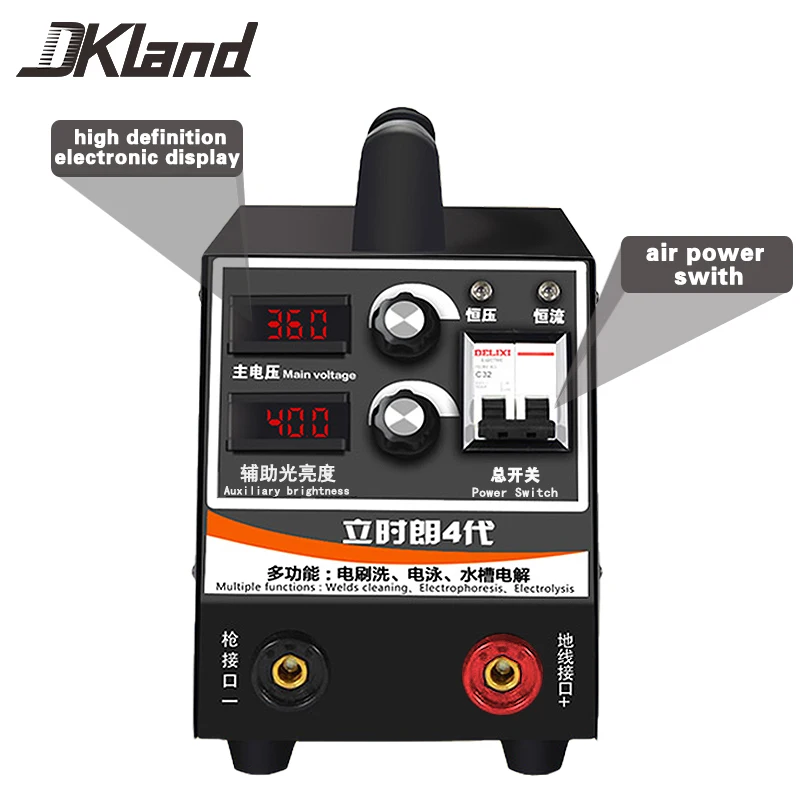 220V Rvs Lasnaad Processor Argonbooglassen Spot Tig Mig Lasser Lassen Reinigingsmachine Elektrolytische Polijsten Mach