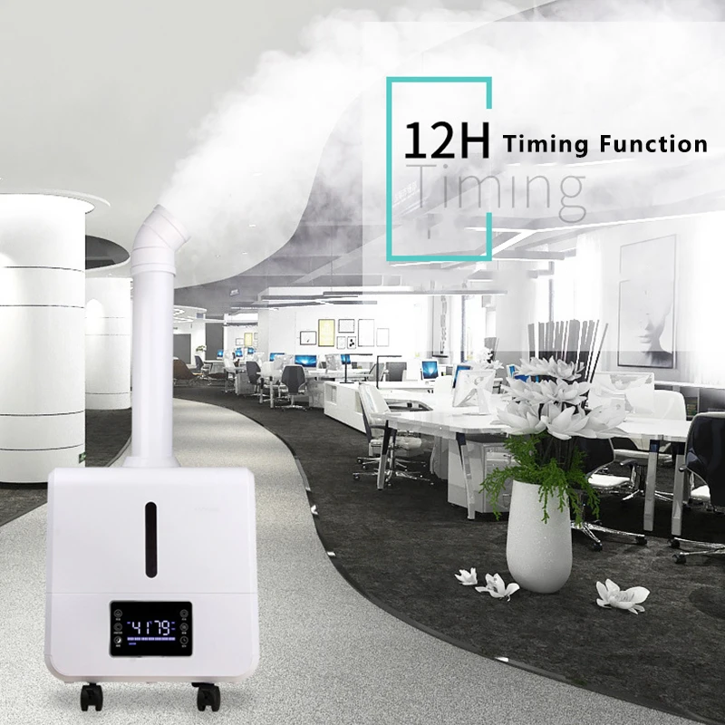 3000ml/h Large Capacity Ultrasonic Humidifier Household Industrial Commercial Air Humidifier Fogger Sprayer for Disinfection