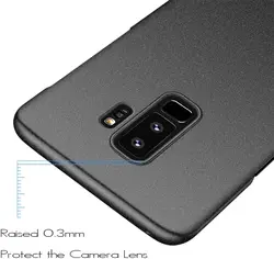 Super Hard Case For Samsung Galaxy S9 Plus Material Slim PC Phone Cover For Samsung Galaxy S9 Plus Case Matte Plastic Black Case