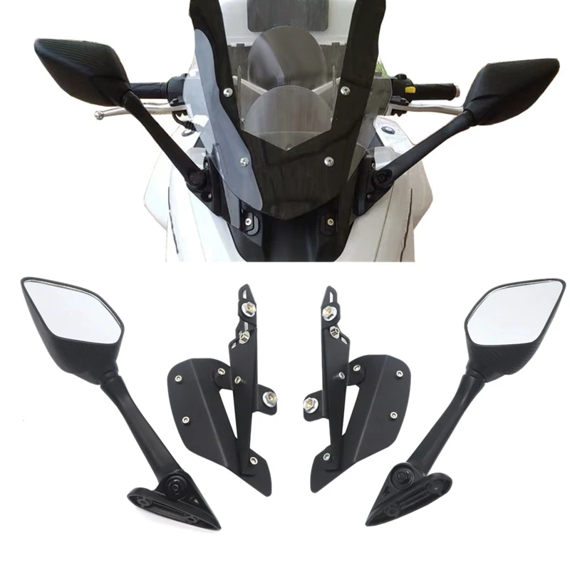 

For YAMAHA NMAX 155 NMAX 125 Motorcycle Rearview Mirrors Windshield Bracket Modified Motorcycle Accessories