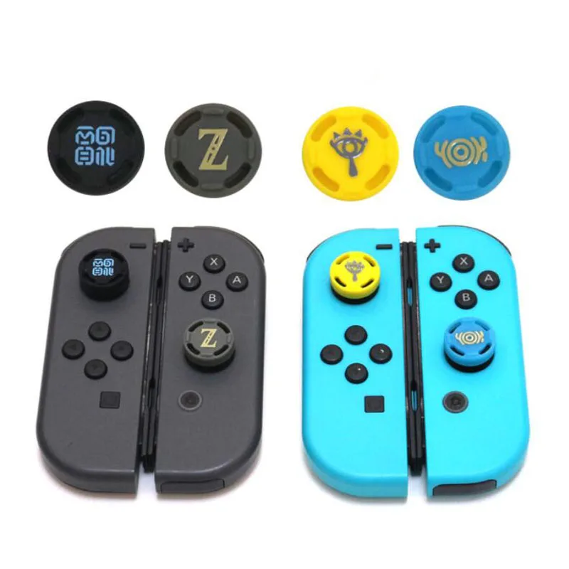 Silicone Thumb Stick Grip Caps Analog Joystick Cover Case For Zelda Nintend Switch NS JoyCon Controllers Joy-Con Joypad