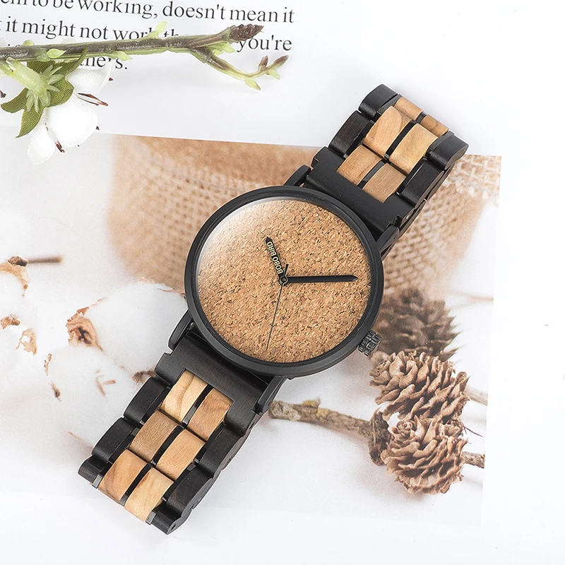 BOBO BIRD Wood Watches Mens 2020 NEW Fashion Quartz Wristwatch Customize Wooden Gift West Watch Box Clock Male relogio masculino