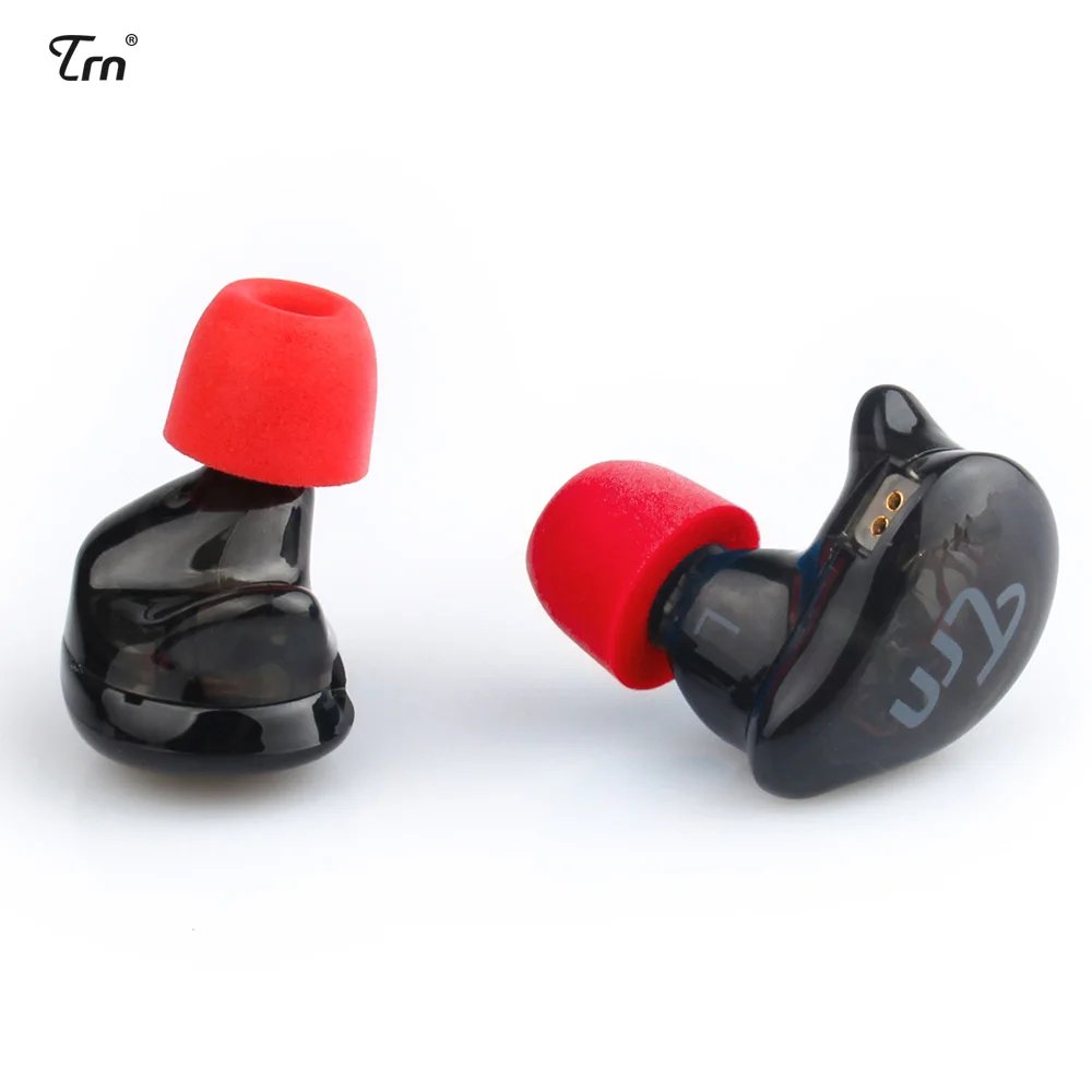 TRN 3Pairs (6pcs) Earphone memory cotton earmuffs Chronic rebound earplugs PU sponge Memory sponge earphone Eartips V90 CS2 EMA