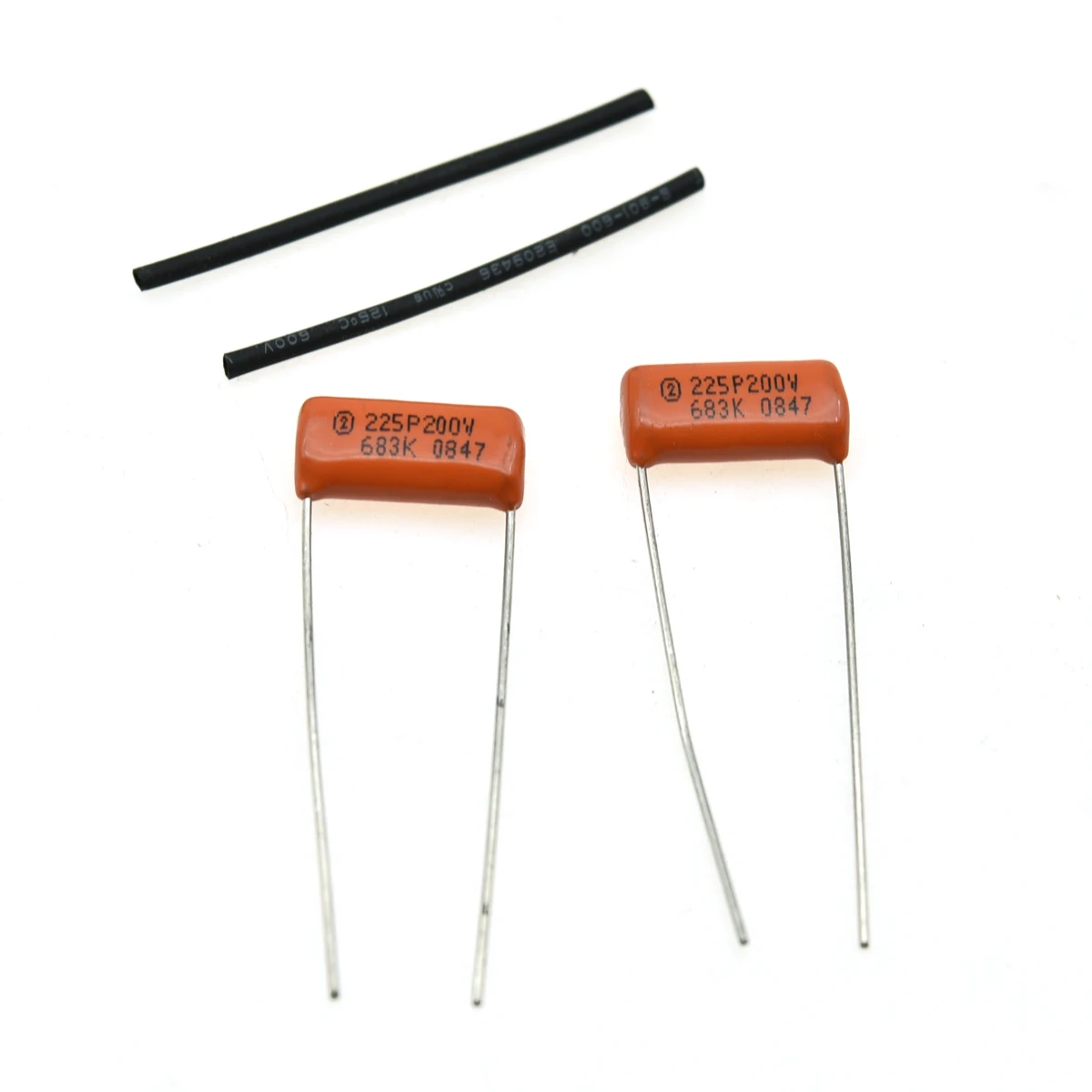 2pcs Guitar Bass Sprague 715P/225P Orange Drop Capacitors 0.1/0.015/0.022/0.047/0.068UF 100v/200v/400v/ Tone Cap