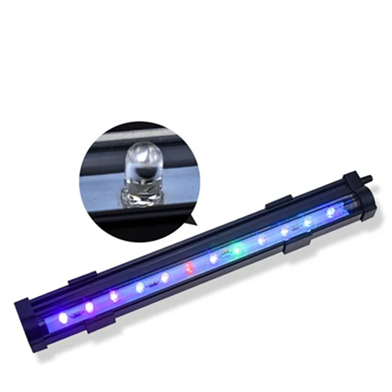 AC110V-220V Multicolor Onderwater Aquarium Led Bubble Light Air Stenen Aquarium Air Curtain Bubble Led Lamp Aquariu