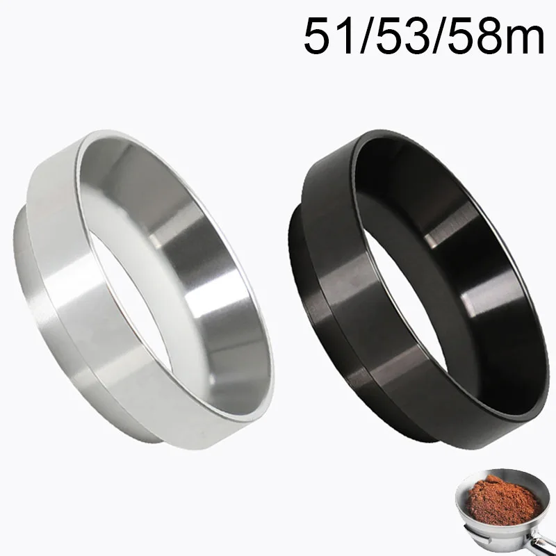 Coffee Intelligent Dosing Ring Espresso Barista Aluminum 51mm/53mm/58mm Powder Universal Coffee Tools