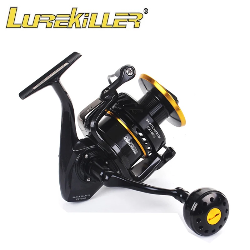 

LUREKILLER JAPAN BLACK MARLIN SPINNING REEL JIGGING REEL SW4000XG SW5000XG SW6000HG SW10000HG SALTWATER SEA BOAT REEL 35KGS DRAG