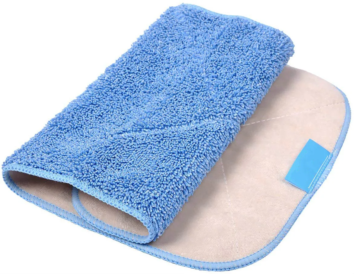 Microfiber Mop Cloth Refills for MR.SIGA, Double Side use, Wet & Dry Mopping, Pack of 5