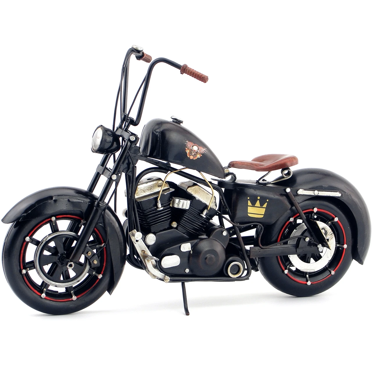 

Iron Art Ornaments Motorcycle Model Creative Decorations Antique Classical Retro Vintage Wrought Metal Crafts