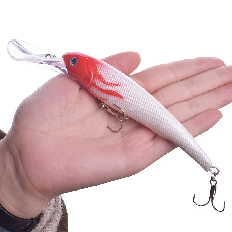 Señuelo Wobbler flotante pececillo grande para pesca en el mar - imagen 3