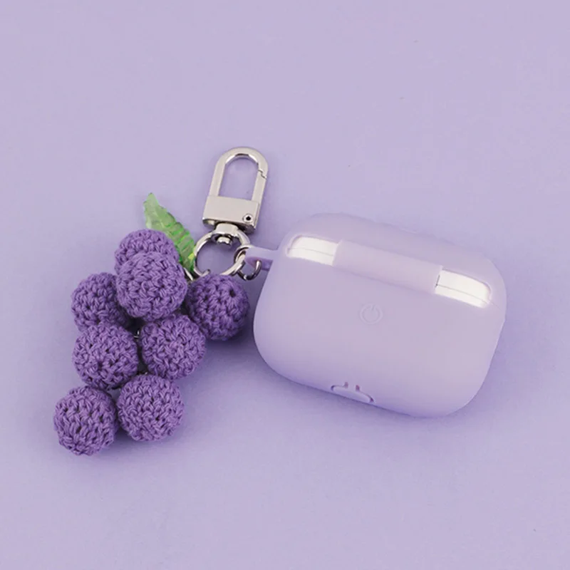 Силиконовый чехол для наушников Apple Air pods Pro, с изображением винограда