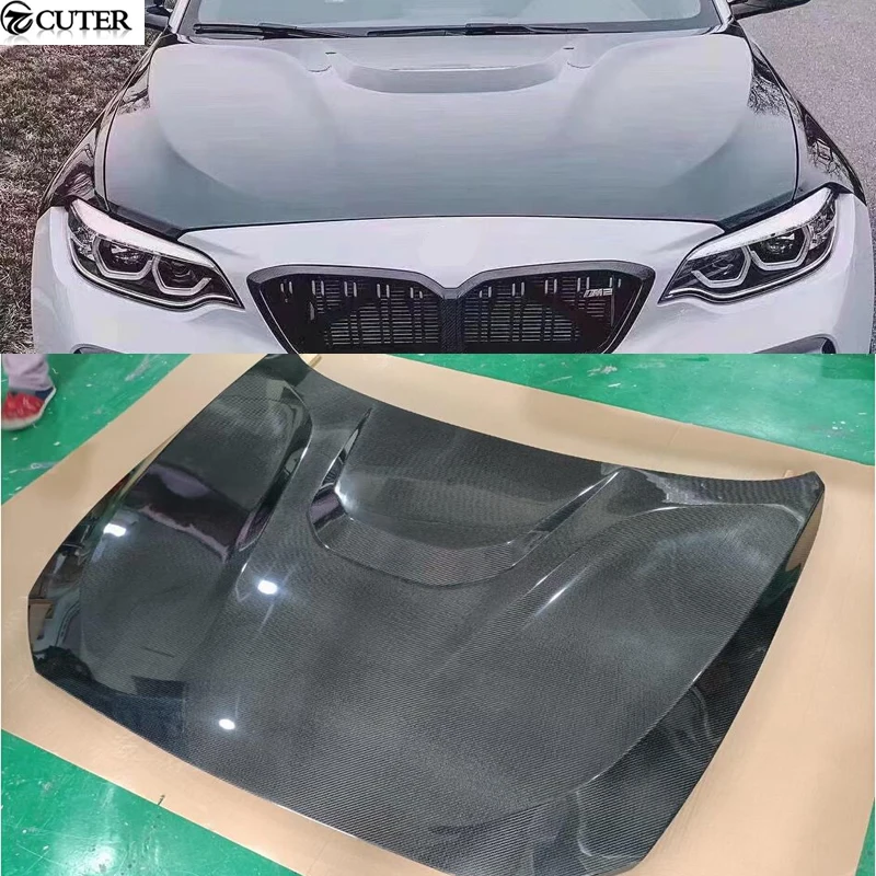 F87 M2 Mp Carbon Fiber Frp Front Engine Hood Bonnet for Bmw F87 M2 Car Body Kit