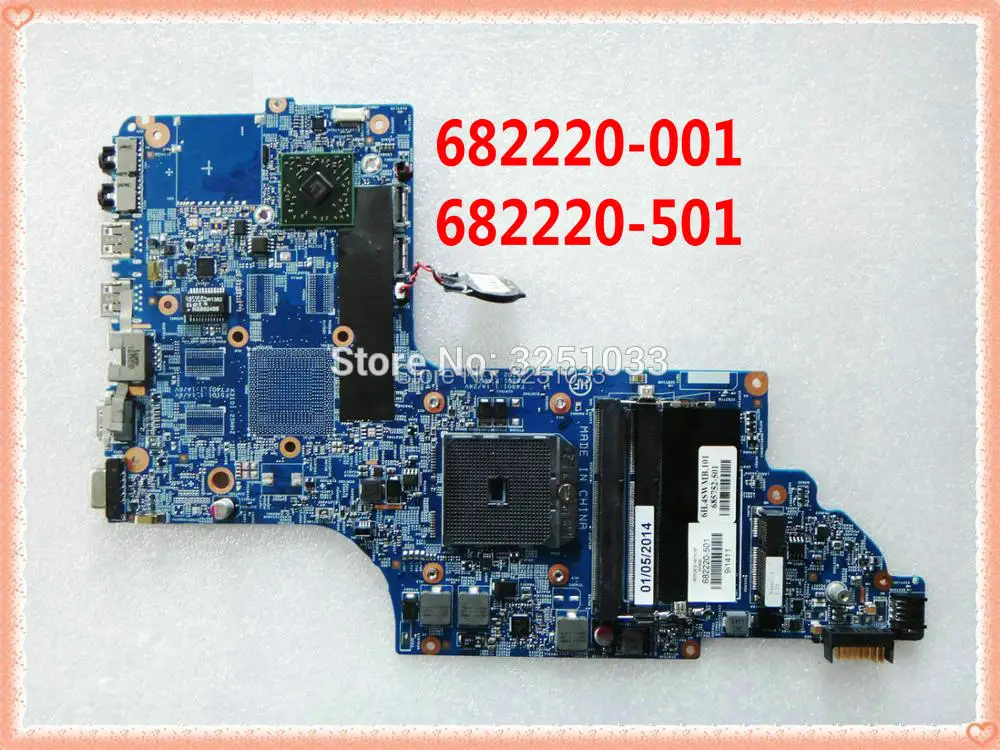 

For HP PAVILION DV7-7000 DV7-7010US DV7-7023CL DV7-7115NR DV7-7121NR NOTEBOOK 682220-001 682220-501 Laptop Motherboard DDR3