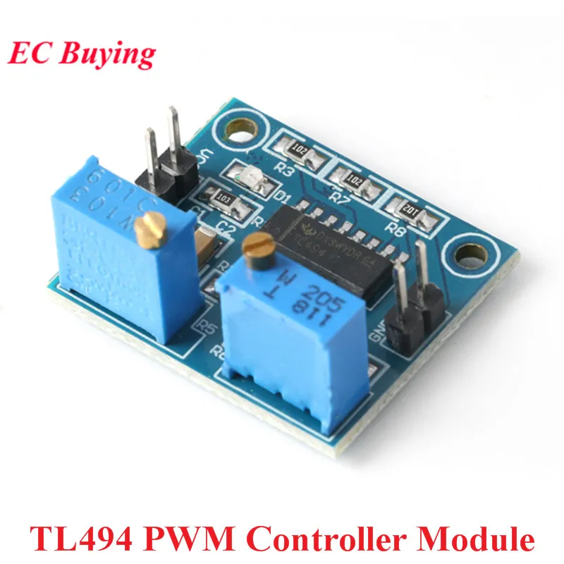 1Pc-5Pcs TL494 PWM Controller Module Adjustable 500Hz-100KHz DC 7V-40V 5V 250mA 1000mW Power Supply Board PCB TL494IDR Chip