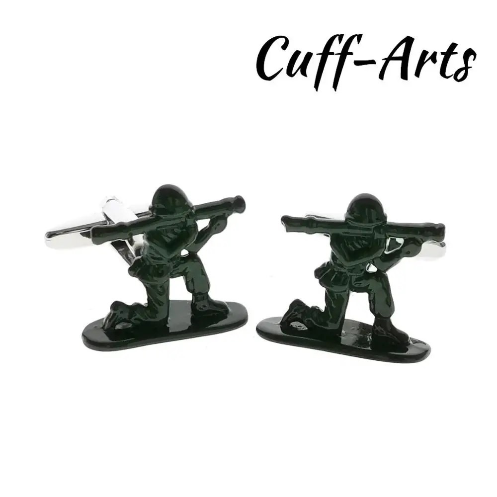 Mens Cufflinks Rocket Launcher Soldier Cufflinks Gifts for Men Gemelos Les Boutons De Manchette by Cuffarts C10541