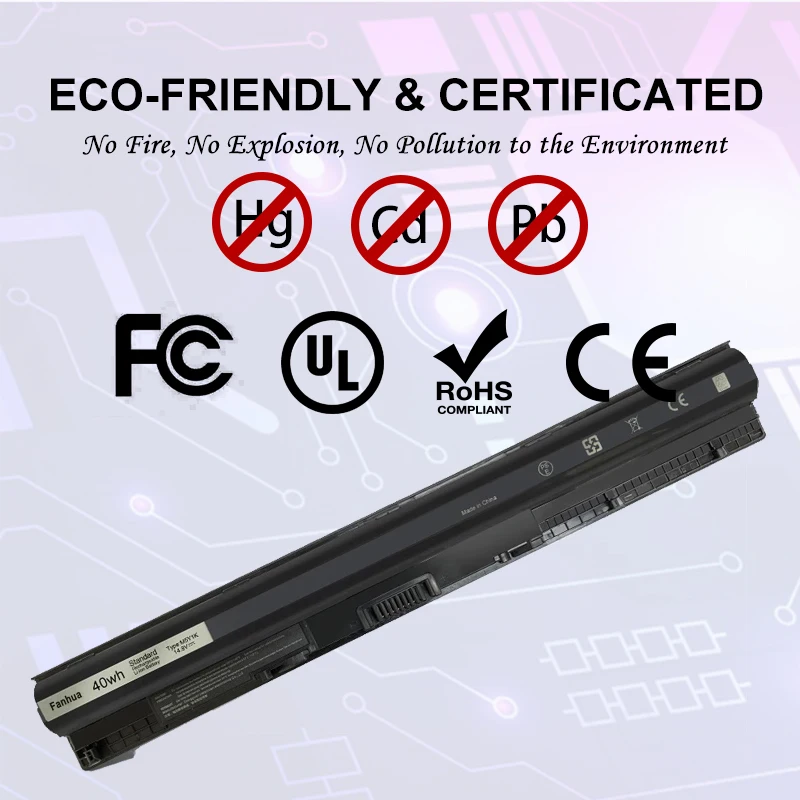 Fanhua M5Y1K WKRJ2 Dell Inspiron 14 3451 3458 5452 5458 15 3000 3552 3558 3565 5555 5558 5758 17 5755 5759