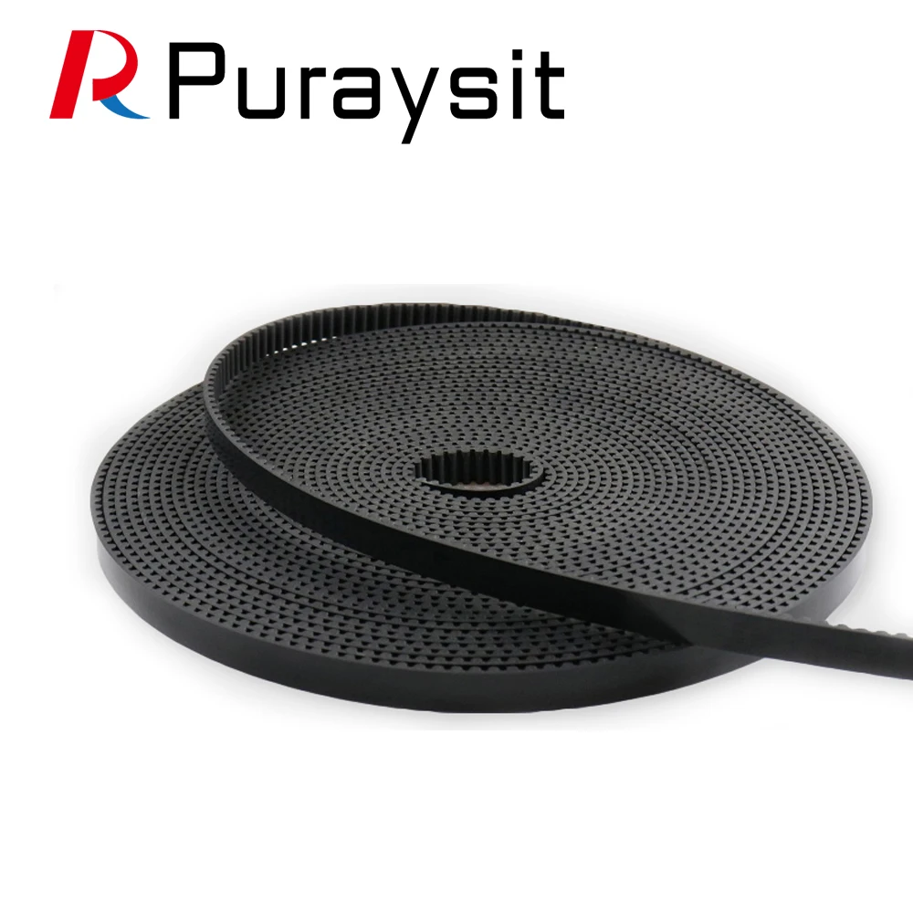 Puraysit HTD5M timing belt Width 15 20 30mm HTD 5M Open Synchronous Rubber fiberglass Neoprene HTD5M Open Belt Pulley CNC