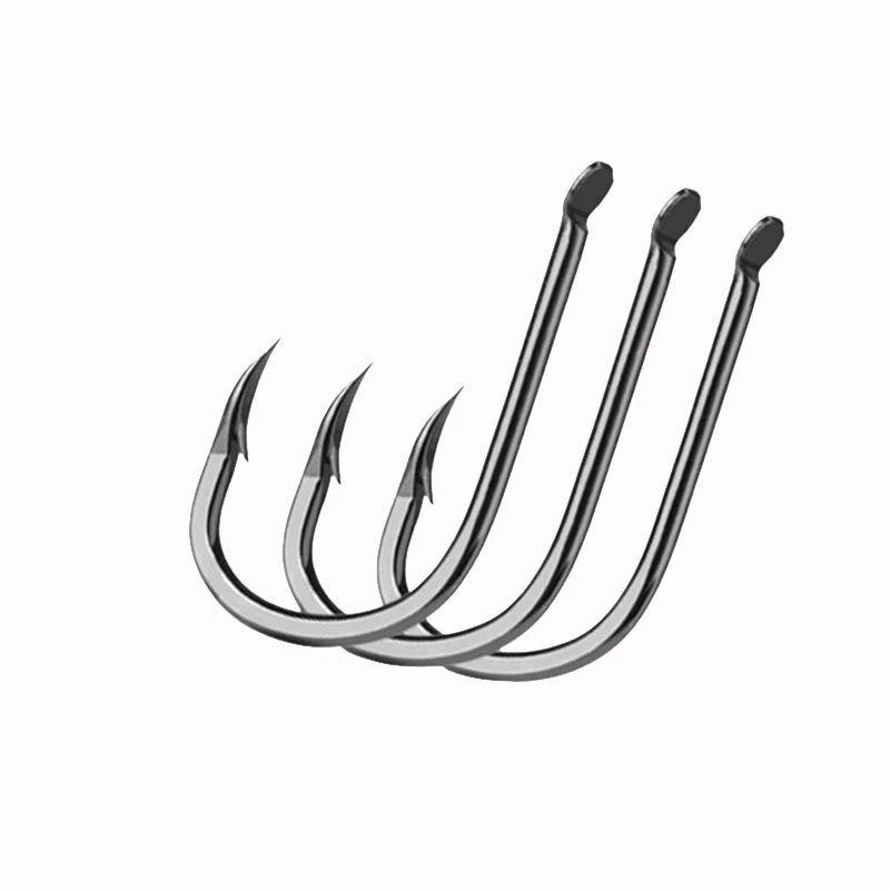 20pcs/Lot Fishing Hooks Extremely Sharp High Carbon Steel Barbed 1# - 15 # Big Hooks Fishing Accessories Tackles