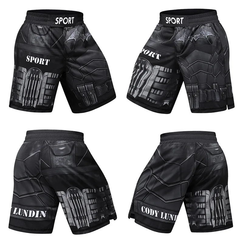 Mens MMA Boxing Kickboxing Fight Shorts Muay Thai Short Pants Jogging Exercise Sport Training Competition Fitness Running Shorts