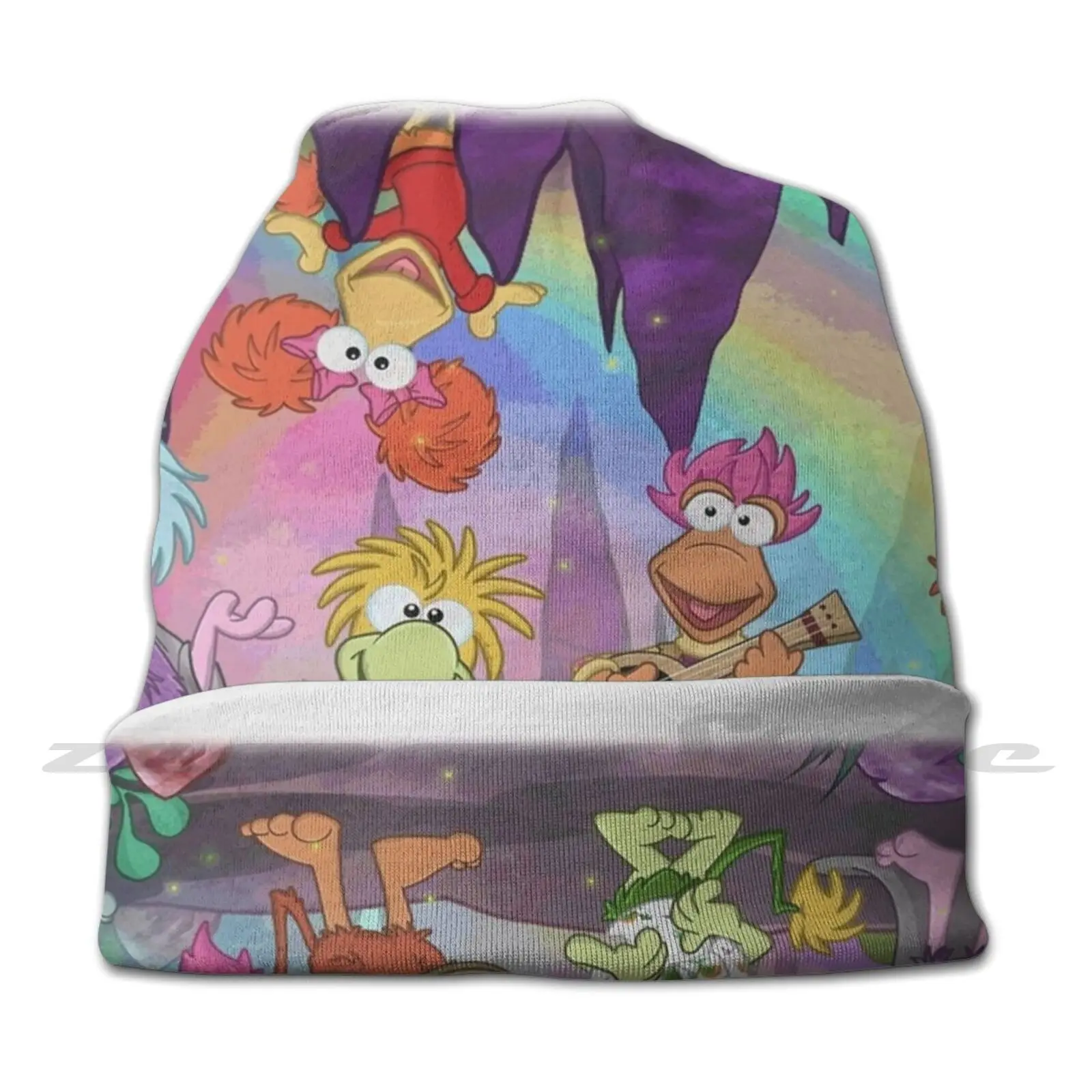 Dance Your Cares Away Knit Hat Hedging Cap Soft Elasticity Outdoor Sports Leisure Fraggle Cartoon Michael Mcelroy