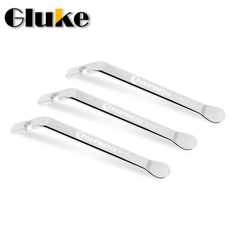3Pcs Tire Disassemble Tool Mini Crowbar for Bike Tyre Tube Repairing Bicycle Tyre Lever Stainless Steel for Mountain Road Bike