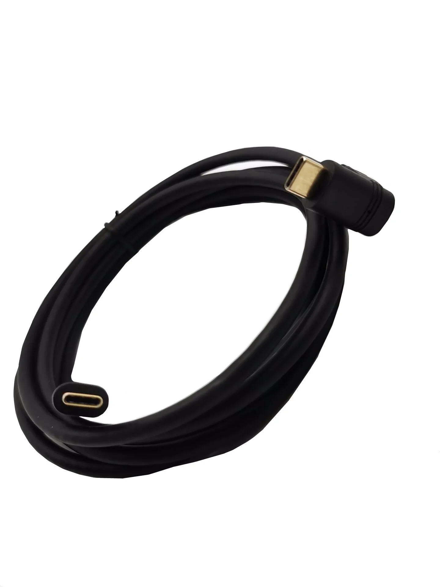 Стандартный кабель Type-C, 16 + 1, проводной сердечник, скорость 10 Гбит/с, 90 изгиб, позолоченная головка, кабель для зарядки данных типа C «папа-папа»