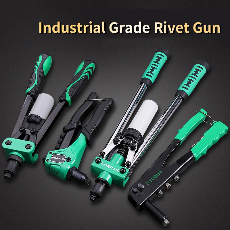 Industrial Grade Rivet Gun Double Handle Heavy Duty Nail Pulling Gun Environmental Protection Maintenance Decorative Hand Tool