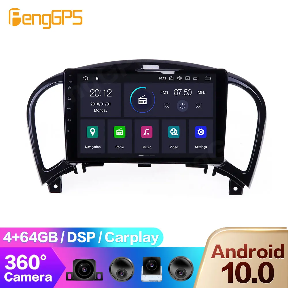Car Stereo Radio Player for Infiniti ESQ Nissan Juke 2011-2018 Android Multimedia GPS Navigation Touchscreen 9