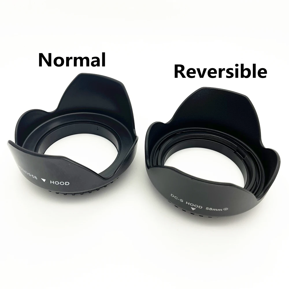 Reversible Screwed Flower Petal Sunshade Lens Hood 49mm 52mm 55mm 58mm 62mm 67mm 72mm 77mm for DSLR Camera 49 52 58 62 67 72 77