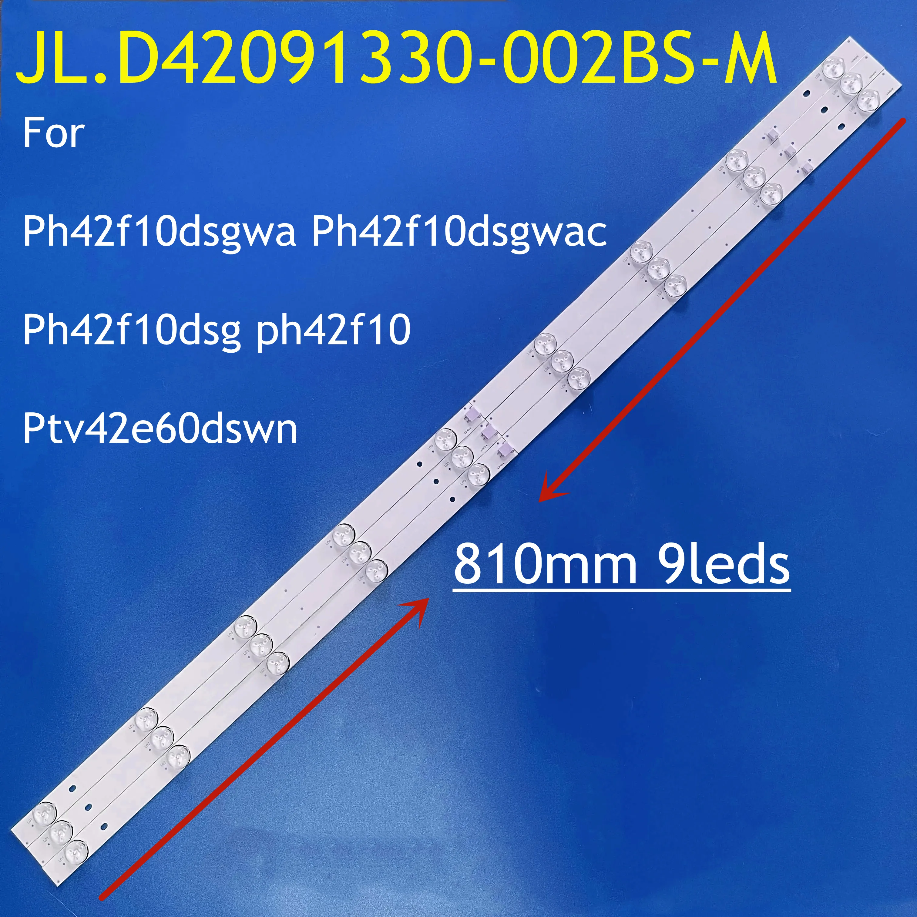 

3шт 3VLED лента подсветки JL.D 42091330 -002BS-M для ph ilco Ph42f10dsgwa Ph42f10dsgwac Ph42f10dsg ph42f10 Ptv42e60dswn