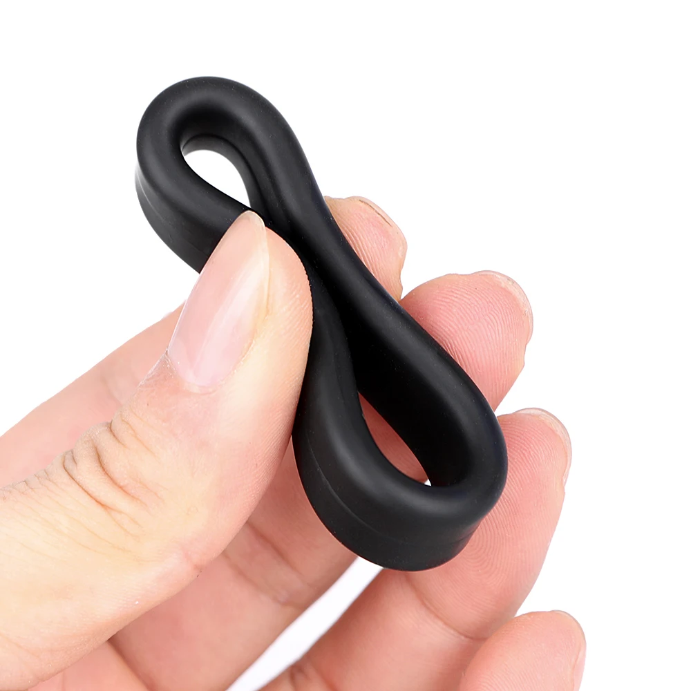 Silicone Penis Ring Premium Stretchy Cock Ring for Last Longer Harder Stronger Erection Pleasure Enhancing Sex Toy for Man or Co