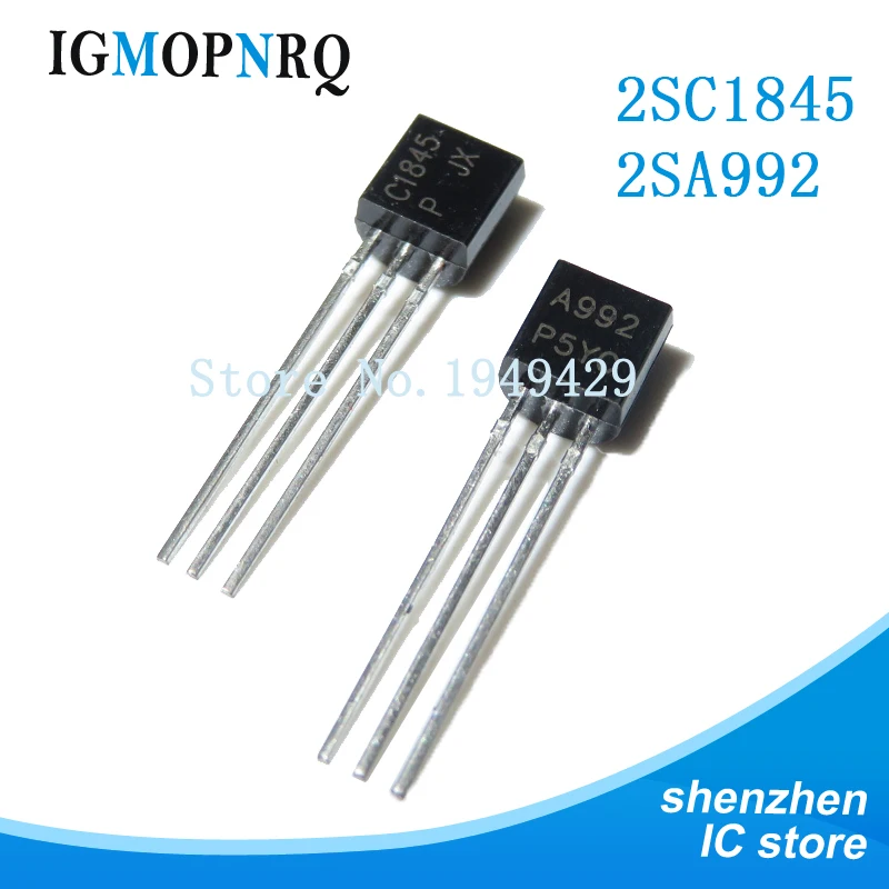 20pcs/lot Hi-fi  the tube 2SA992 2SC1845 (10PCS A992 +10PCS C1845) TO-92 new
