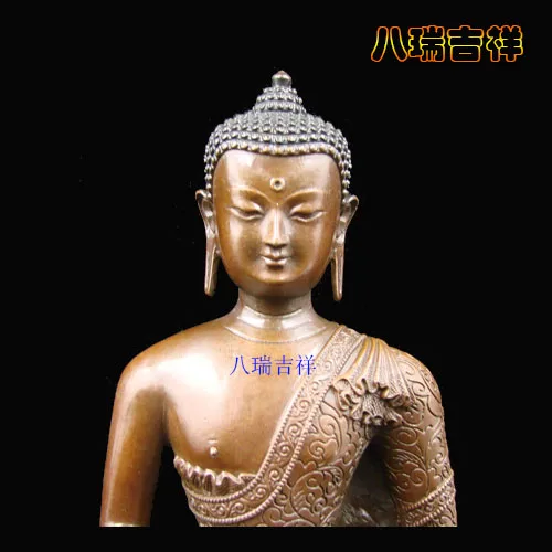 The Bronze Buddha Statue of Amitabha, supervised by Qinghai THAR Temple, is 20.5cm high