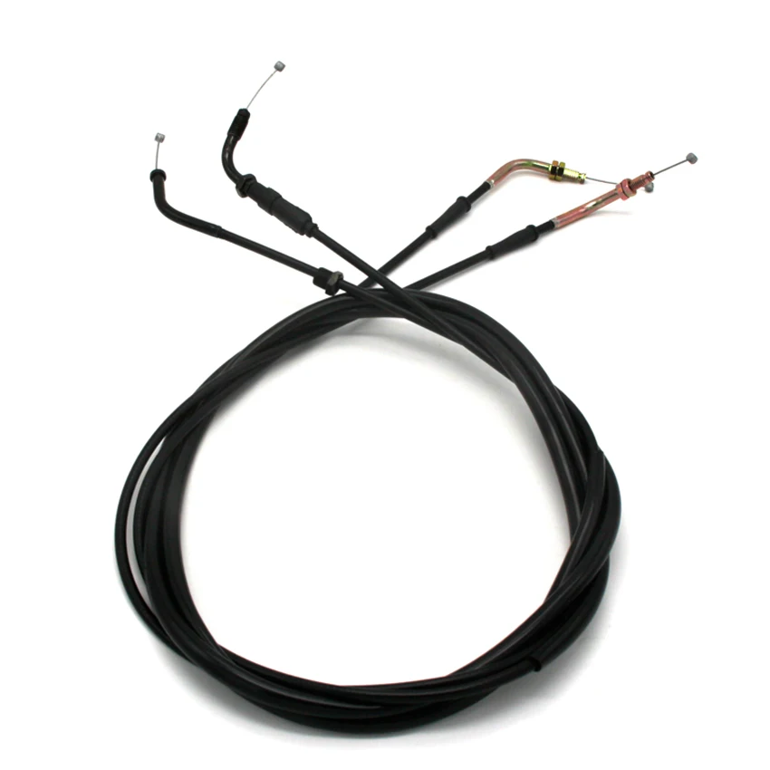 Motorcycle Parts Push&Pull Throttle Cable Line Wires Scooter Acceleration For Honda CN250 (HELIX) 1986 1987 1988 1989  1990-2007