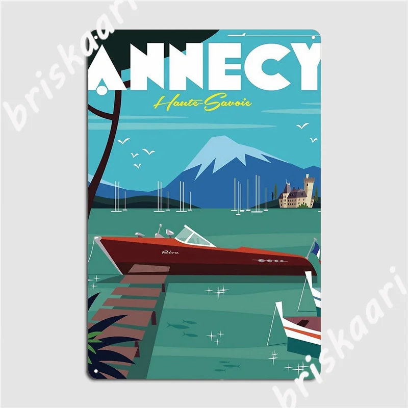 Annecy Poster Metal Signs Club Party Home Vintage Tin sign Posters