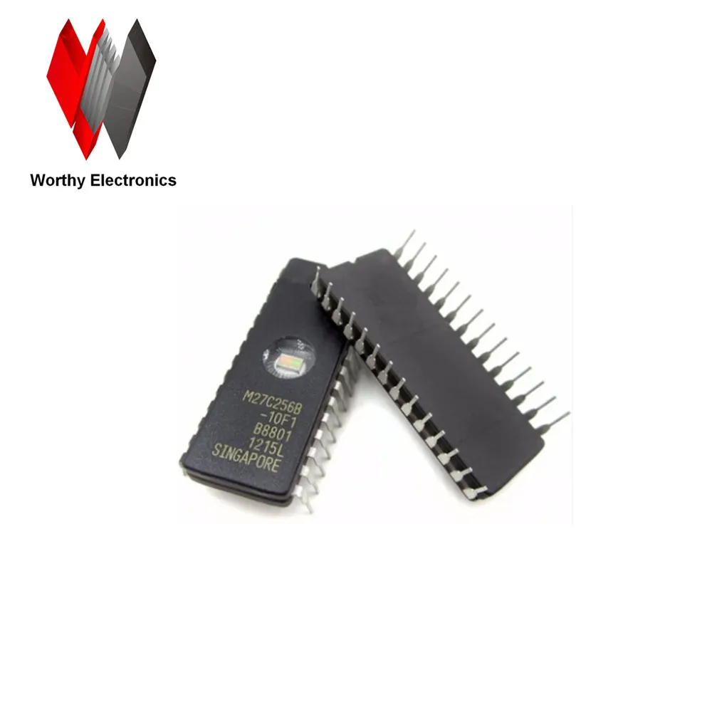 100pcs/lo M27C256B-10F1 M27C256B-10 M27C256B M27C256 DIP28