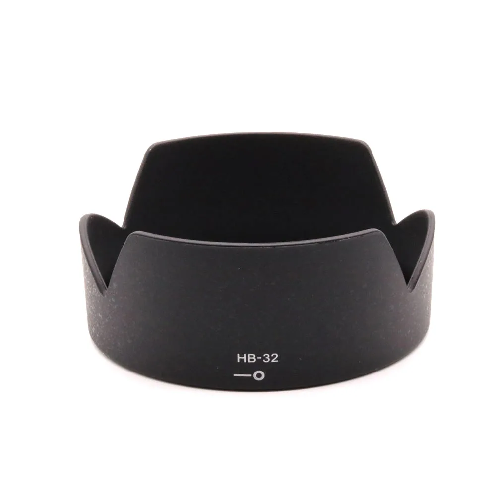 For Nikon AF-S 18-70mm/ 18-105mm/ 18-135mm/ 18-140mm lanses , Plastic Bayonet Lens Hood , Replacement for HB-32