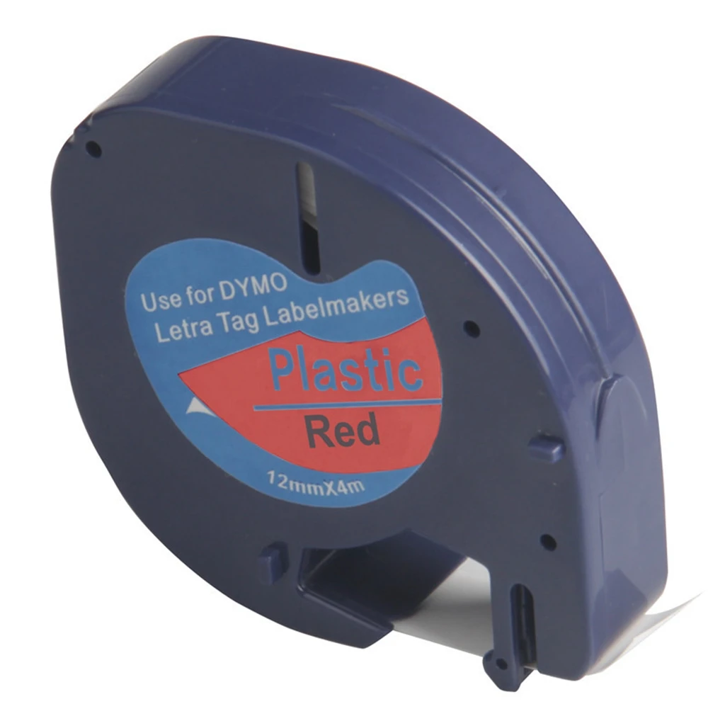 Tape Label Ribbon LetraTag Easy to Stick 12mm Label Paper For DYMO LT-100H Printer