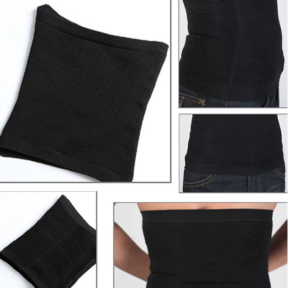 New Fashion Men Abdomen Fat Burner Corset Beer Belly Body Shaper Slimming Waist Trimmer Belt