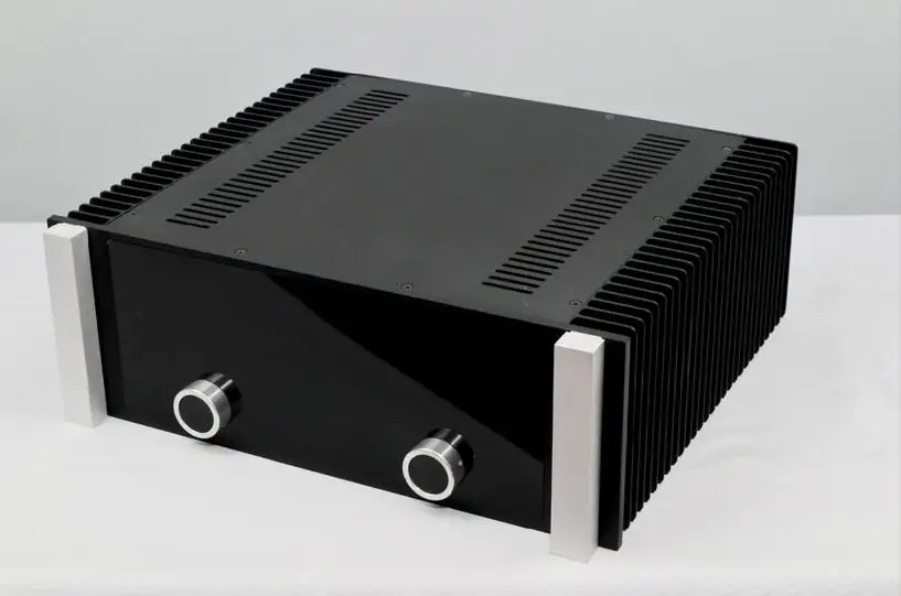 New Mcintosh Full Aluminum class A Post Amplifier Chassis heatsink on both sides hifi DIY box