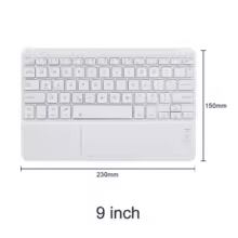 Touch Bluetooth Keyboard for Android Tablet Wireless Bluetooth Keyboard With Touchpad for iPad PC Computer Samsung Tab Tablet