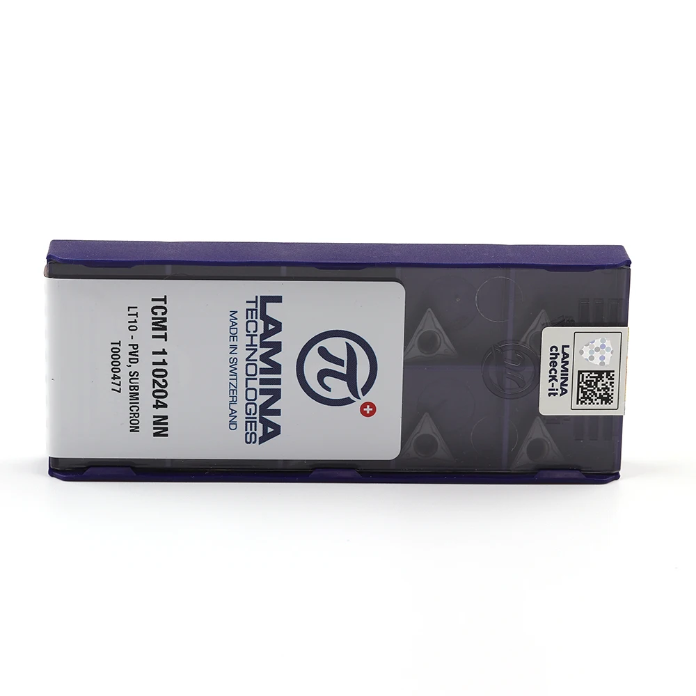 100% Original LAMINA TCMT110204 NN LT10 TCMT110208 NN LT10 คาร์ไบด์เครื่องกลึงโลหะเครื่องกลึงโลหะแทรกTCMTใบมีดเครื่องตัดCNCเครื่องจักรกล