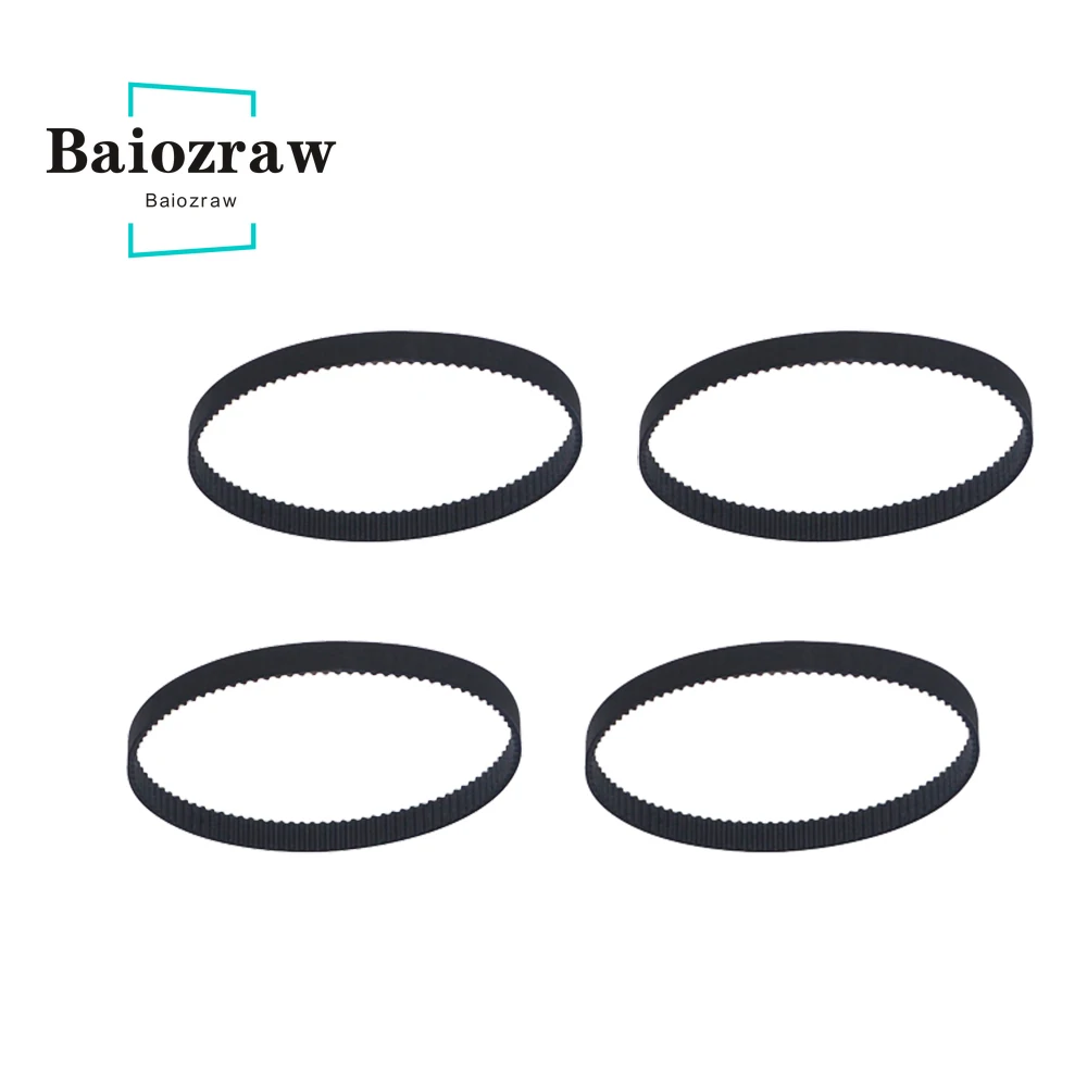 3D Printer Bagian GT2 15Mm Loop Tertutup Karet Timing Belt 100 110 130 140 142 144 150 154 160 170 180 190 102 200Mm 2GT 1Pcs