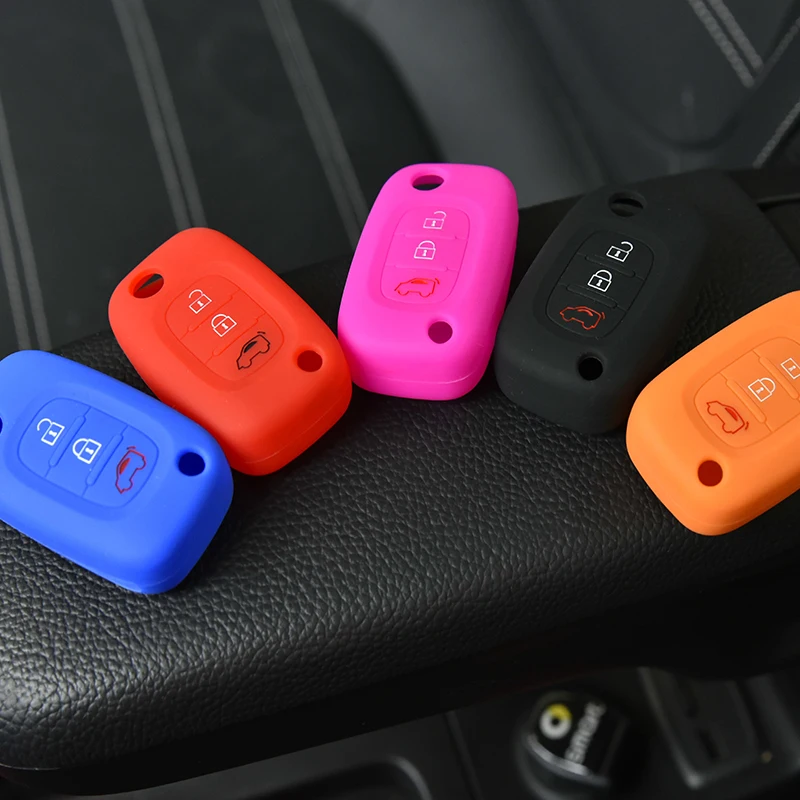 Silicone Protective Car Key Case Cover Remote Control Protector Case for Smart 451 453 Fortwo Forfour Auto Styling Accessories