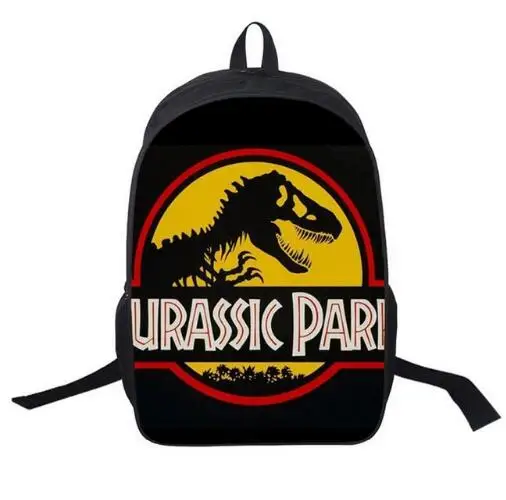 Mochilas con Estampado de dinosaurios para niños, mochilas escolares con temática de Parque Jurásico de dibujos animados